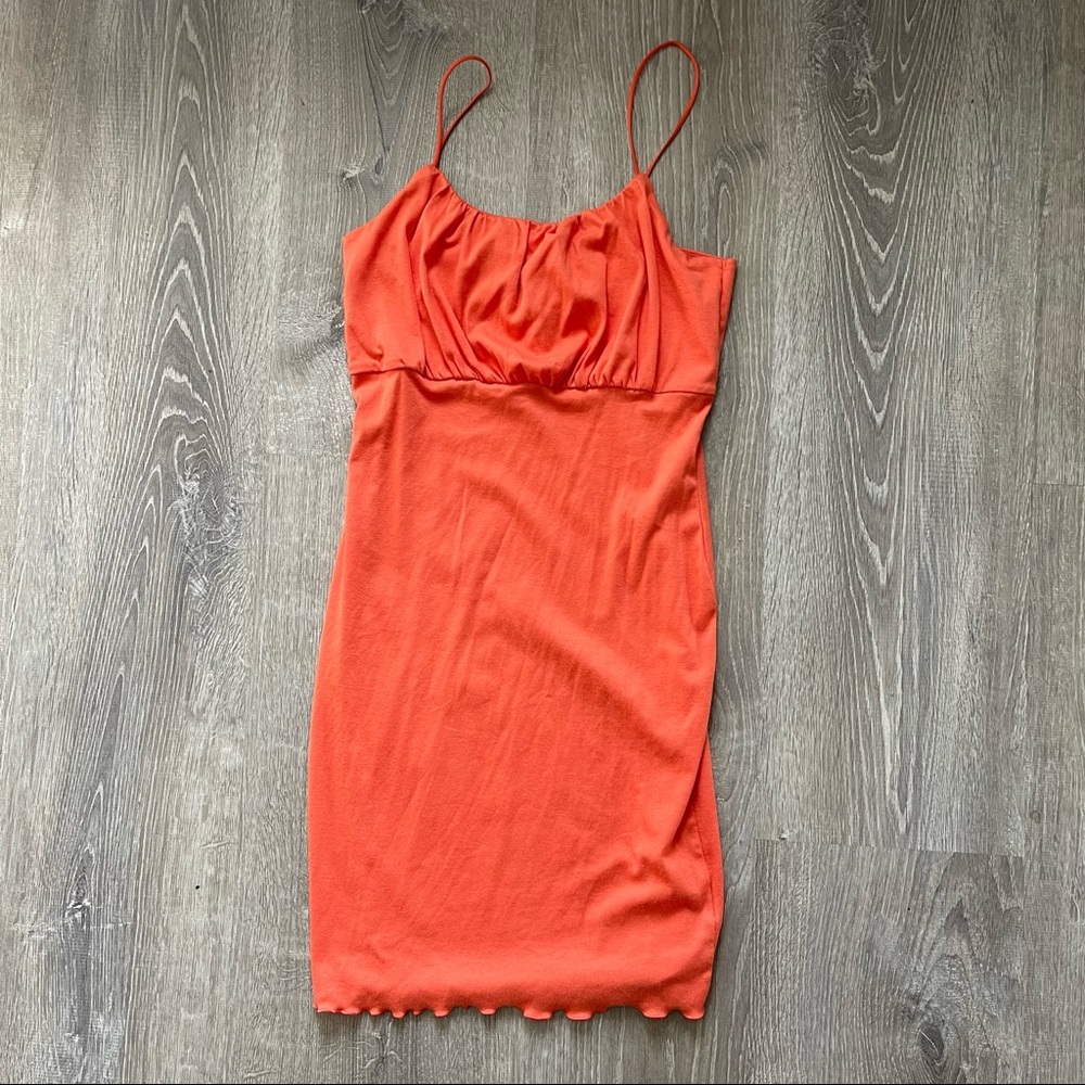 Orange dress